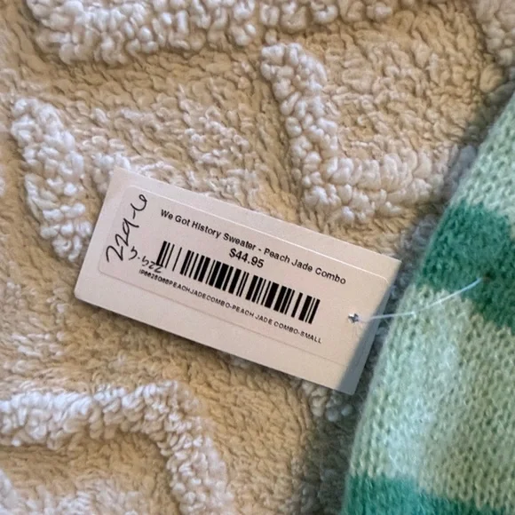 BiBi Vibrant Striped Crew Neck Sweater - Picture 10 of 11